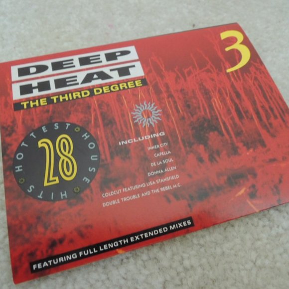 Deep Heat 3 The Third Degree Various 80's Dance Hits 1989 Double Cassette Tape - Picture 1 of 8